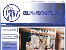 Tablet Screenshot of oulunnaisvoimistelijat.fi